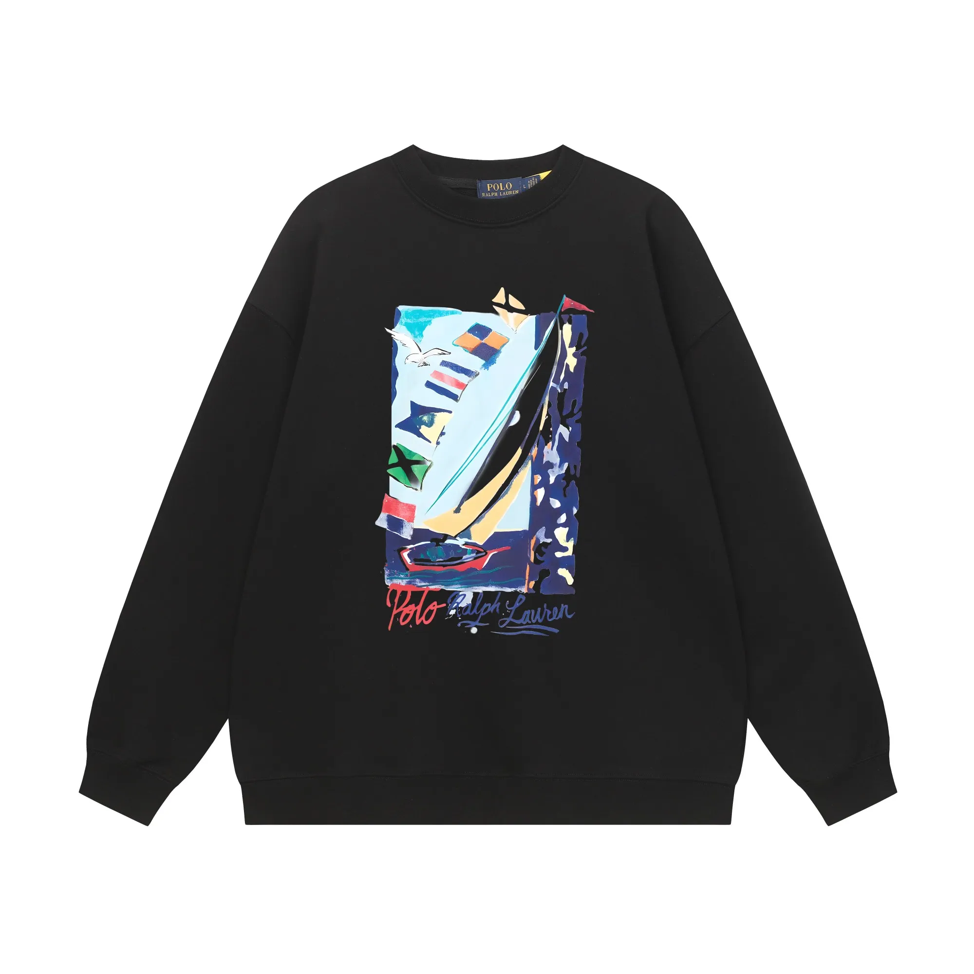 P200 Long-term stock] RalphLauren/Ralph Lauren 2025 autumn and winter new bear letter print 420g heavy large terry sweatshirt Ralph Lauren's age-reducing item, the coat fabric is made of 85% cotton ➕15% polyester, which not only retains the softness, comfort and breathability of cotton, but also adds the wear resistance and wrinkle resistance of polyester fiber, making the clothes more durable and easy to care for. Even in slightly cooler weather, you won't feel stuffy when wearing it. This kind of fabric has a natural crisp feel and is not easy to pill or deform. The bear on the chest is printed with English letters. It is full of color, full of three-dimensionality, and lifelike, adding a bit of liveliness and interest to the whole sweatshirt. There is no pressure to dress, regardless of age or gender. Complete accessories! Color: black, white, navy blue, light floral gray Size: M-L-XL-XXL
